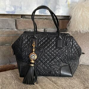 Versace Vanitas Quilted Leather Day Bag